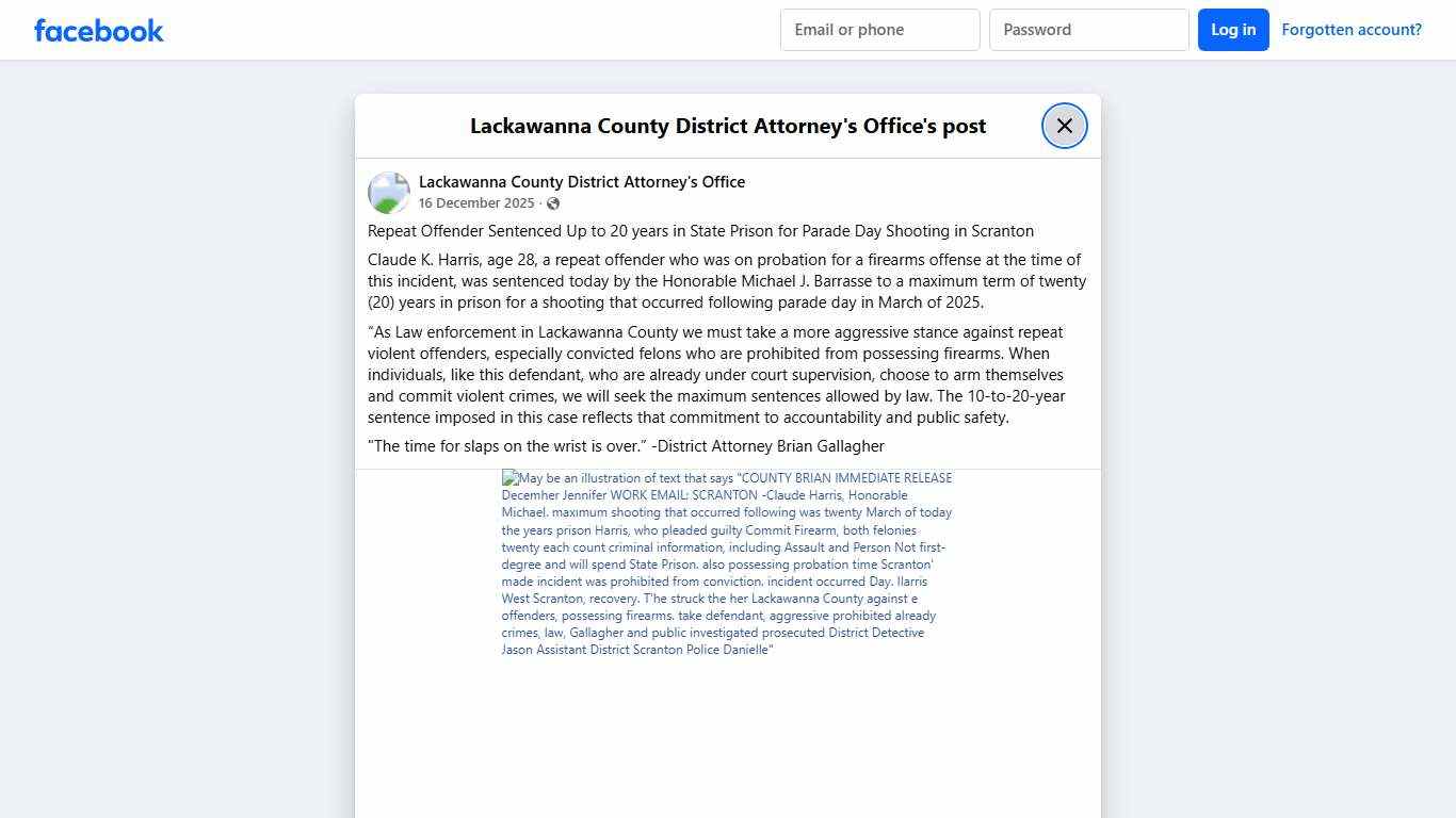 Repeat... - Lackawanna County District Attorney's Office Facebook